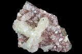 Stilbite and Apophyllite Crystal Cluster - India #97823-1